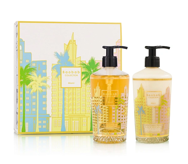 Cosmetics набор лосьон для рук и для тела и моющий гель Miami 350мл
