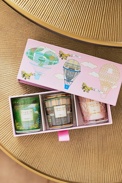 My first Baobab travel trio 3 свечи Singapore-Athenes-Paris по 80г