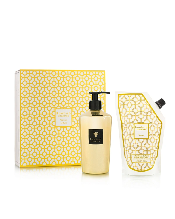 Cosmetics набор моющий гель для рук Women in Gold 350мл и рефилл