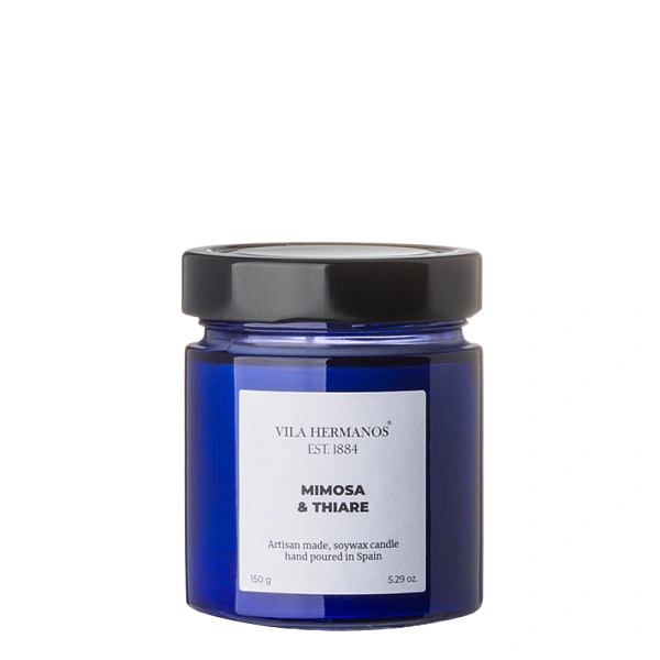 Apothecary blue свеча mimosa and thiare 150г